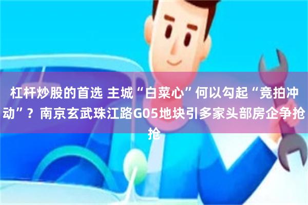 杠杆炒股的首选 主城“白菜心”何以勾起“竞拍冲动”？南京玄武珠江路G05地块引多家头部房企争抢