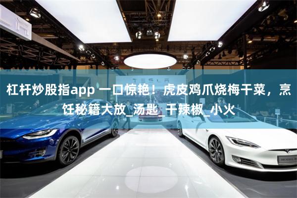 杠杆炒股指app 一口惊艳！虎皮鸡爪烧梅干菜，烹饪秘籍大放_汤匙_干辣椒_小火