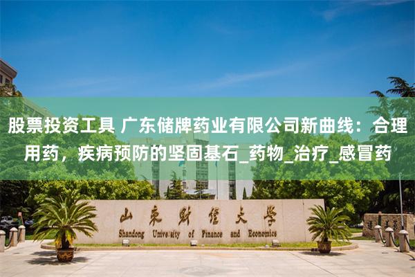 股票投资工具 广东储牌药业有限公司新曲线：合理用药，疾病预防的坚固基石_药物_治疗_感冒药