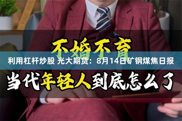 利用杠杆炒股 光大期货：8月14日矿钢煤焦日报