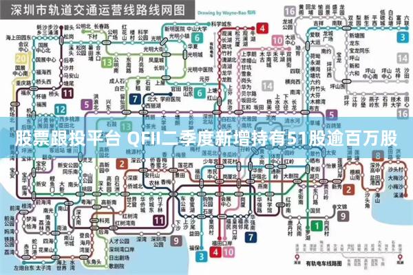 股票跟投平台 QFII二季度新增持有51股逾百万股