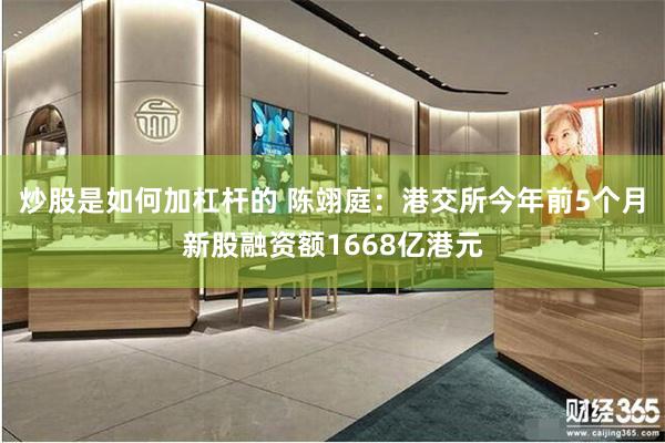 炒股是如何加杠杆的 陈翊庭：港交所今年前5个月新股融资额1668亿港元