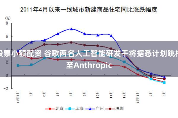 股票小额配资 谷歌两名人工智能研发干将据悉计划跳槽至Anthropic