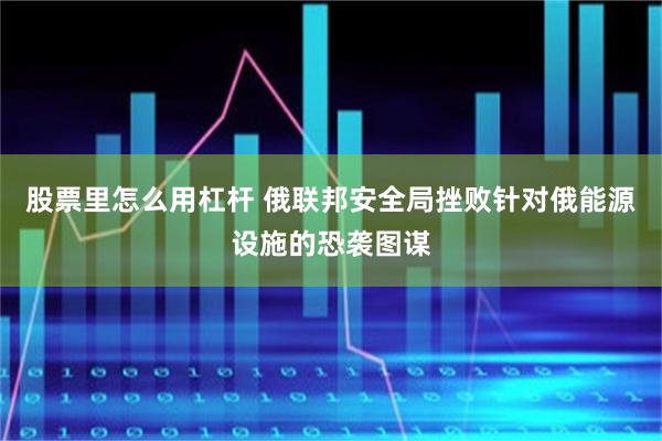 股票里怎么用杠杆 俄联邦安全局挫败针对俄能源设施的恐袭图谋