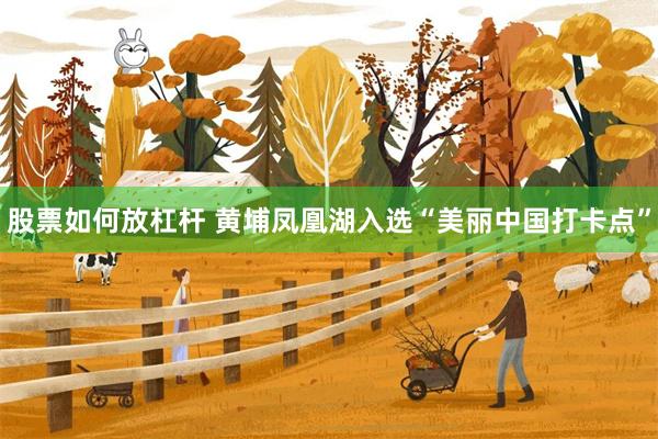 股票如何放杠杆 黄埔凤凰湖入选“美丽中国打卡点”