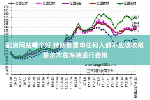 配资网站哪个好 特朗普重申任何人都不应该收取霍尔木兹海峡通行费用