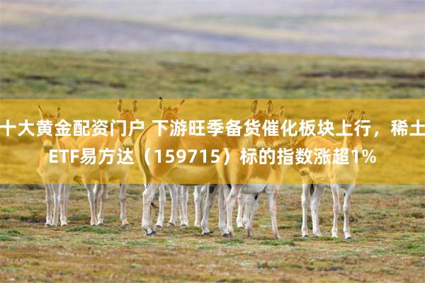 十大黄金配资门户 下游旺季备货催化板块上行，稀土ETF易方达（159715）标的指数涨超1%