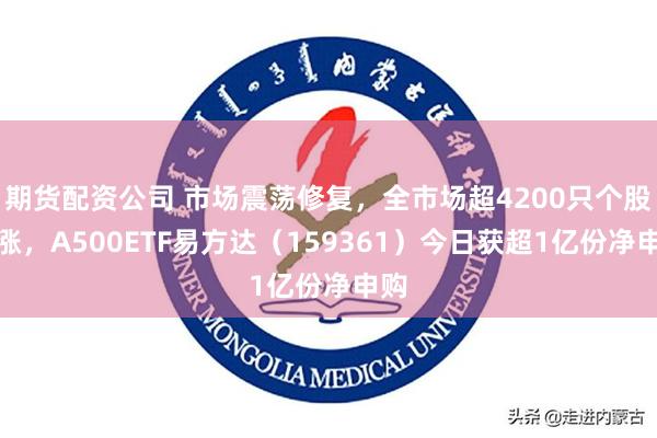 期货配资公司 市场震荡修复,全市场超4200只个股上涨,A500ETF易方达(159361)今日获超1亿份净申购