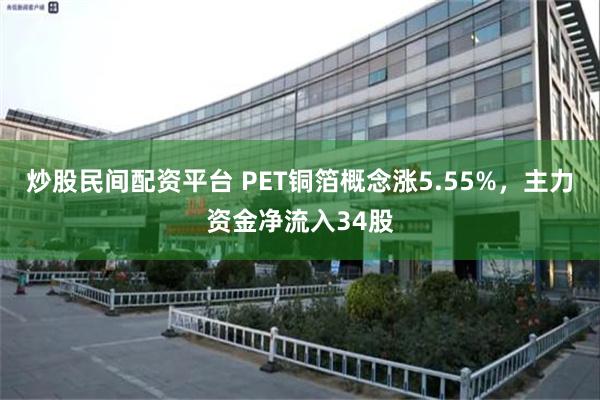 炒股民间配资平台 PET铜箔概念涨5.55%，主力资金净流入34股